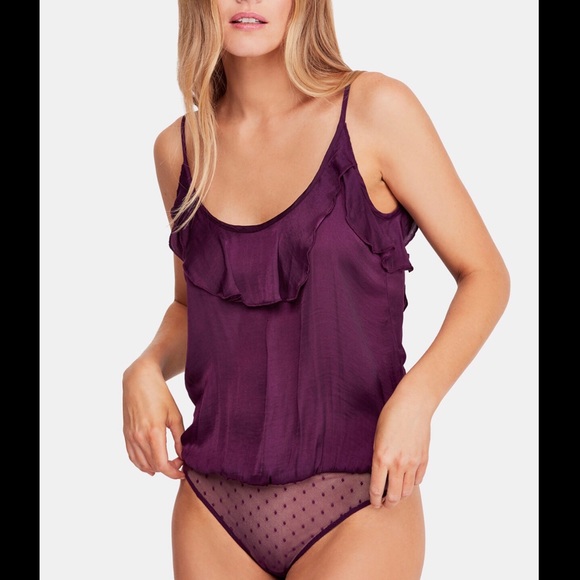 Free People Other - Free People Not Tired Ruffled Bodysuit